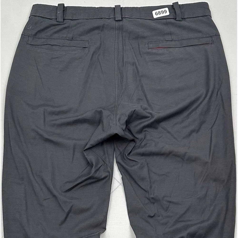 Lululemon ABC Pants Men 32x29 Gray Warpstreme Classic 5 Pocket Chino E40416